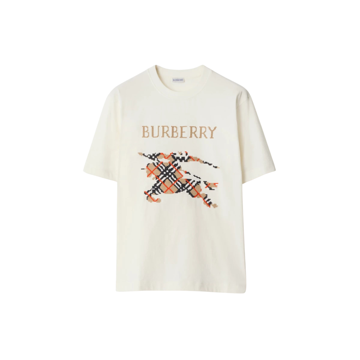 T-shirt en coton EKD a broderie croisée