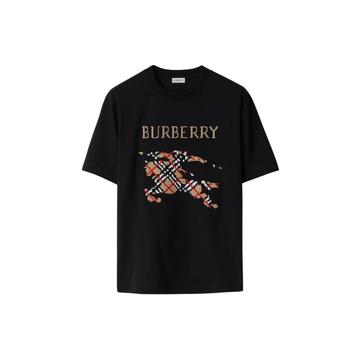T-shirt en coton EKD a broderie croisée