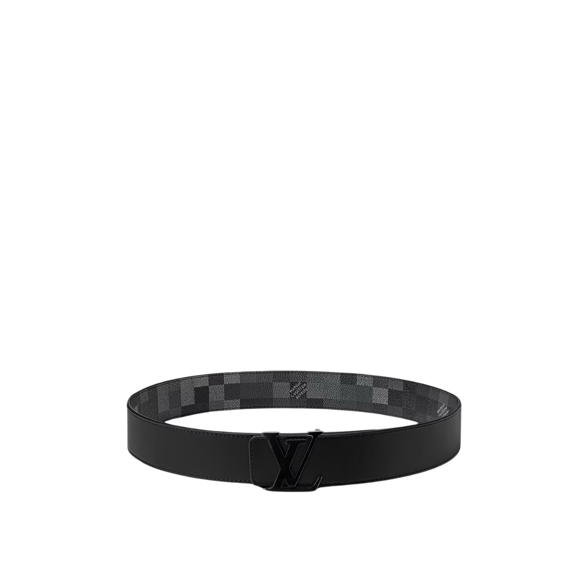 Ceinture LV Initiales Damoflage 40 mm réversible