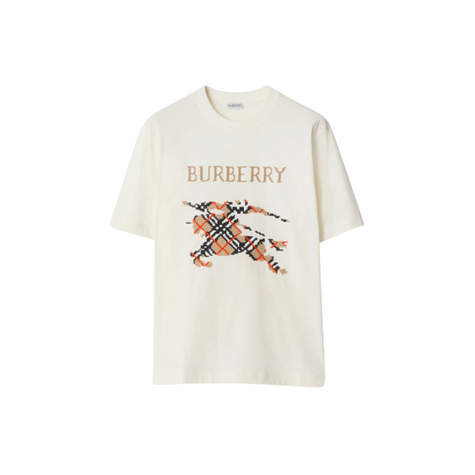 T-shirt en coton EKD a broderie croisée