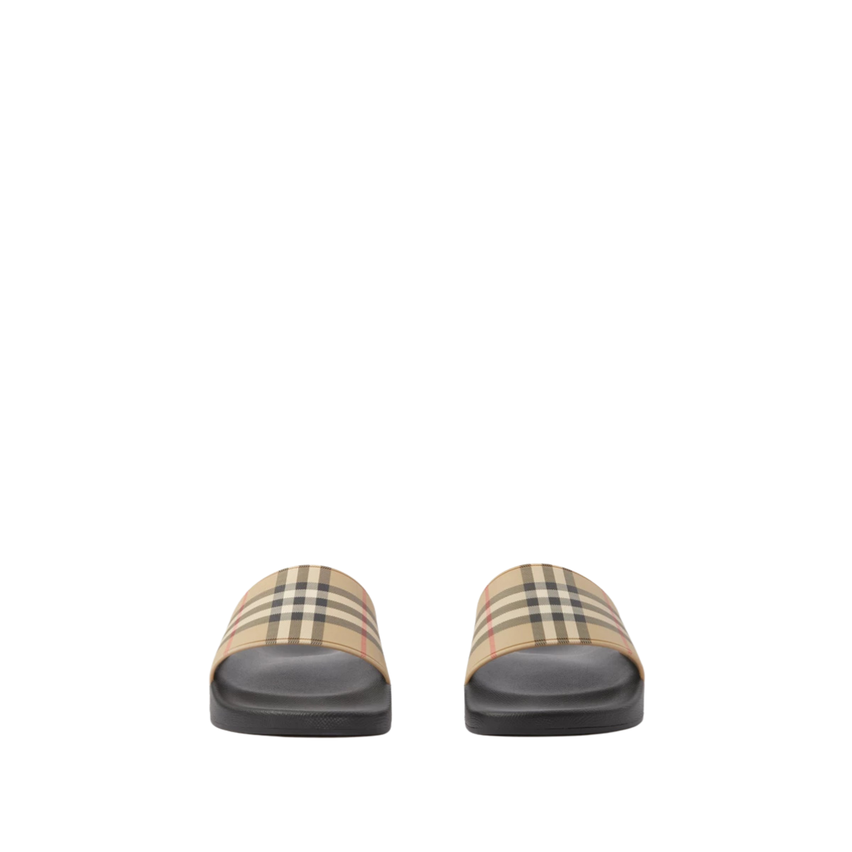 Claquette Check Beige d'archive