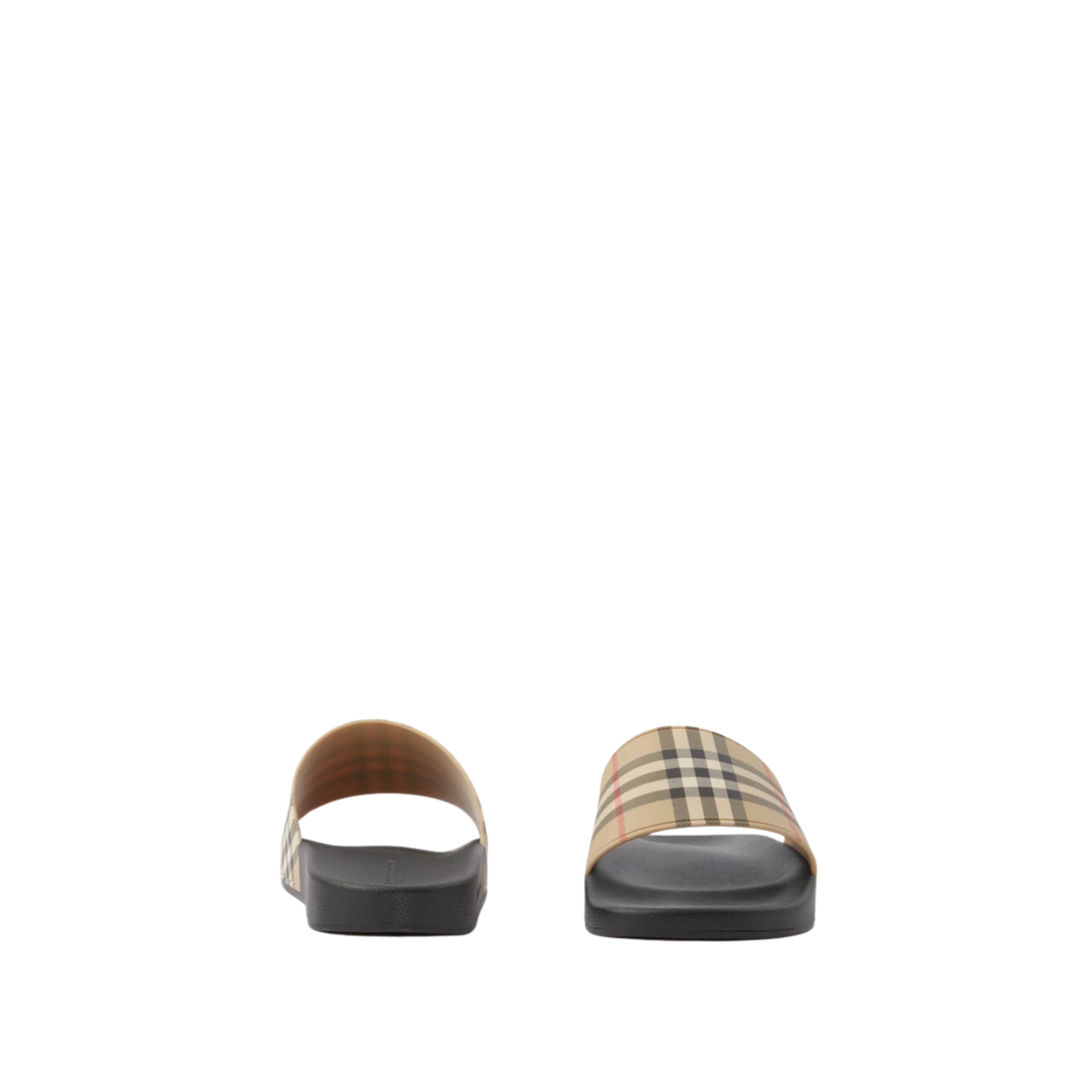 Claquette Check Beige d'archive